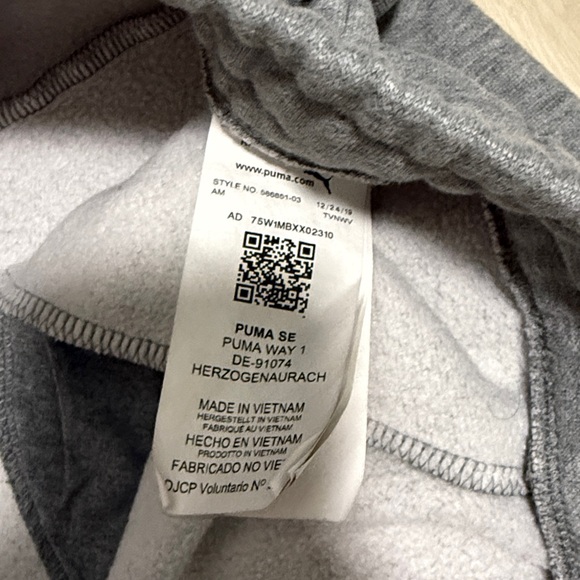 Puma Heather Gray Joggers - Picture 6 of 9